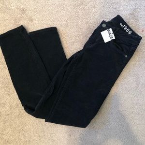 Gap Skinny black Cordoroys